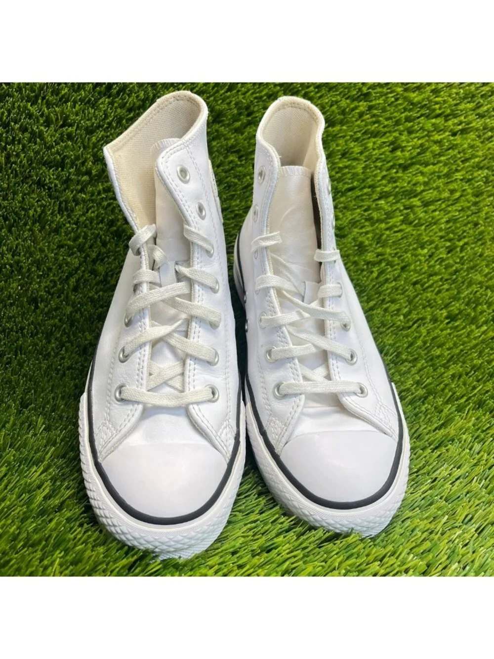 Converse CTAS EVA Lift Platform Hi Boys Size 4.5Y‎ White Athletic Shoes Sneakers